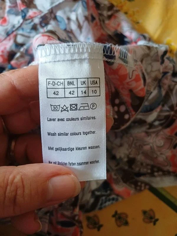 Bloemenblouse maat 42 – photo 7